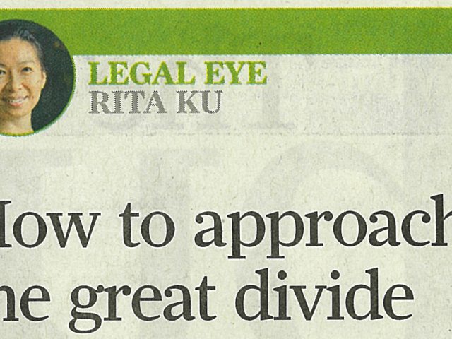 How to approach the great divide
